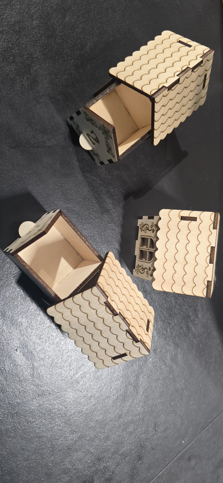 🎄 Calendrier de l’Avent en bois à monter soi - même – Création artisanale 🎄 - Elograv'art