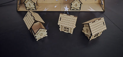 🎄 Calendrier de l’Avent en bois à monter soi - même – Création artisanale 🎄 - Elograv'art