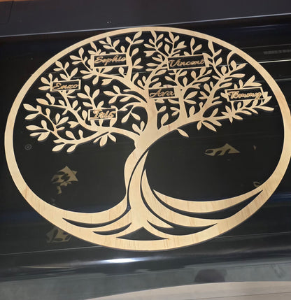 Arbre de vie avec prenoms