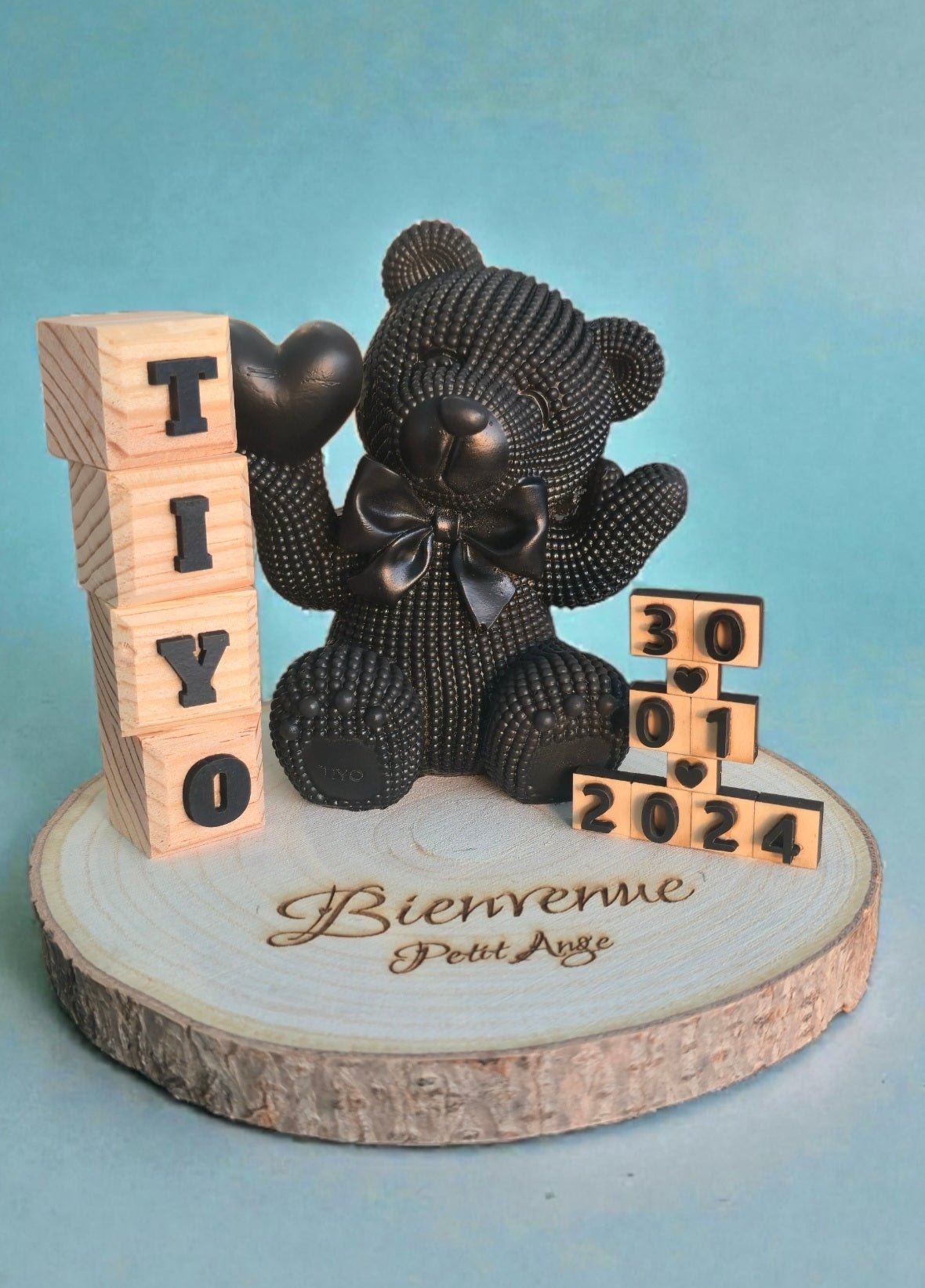 Cadeau naissance bébé - Elograv'art