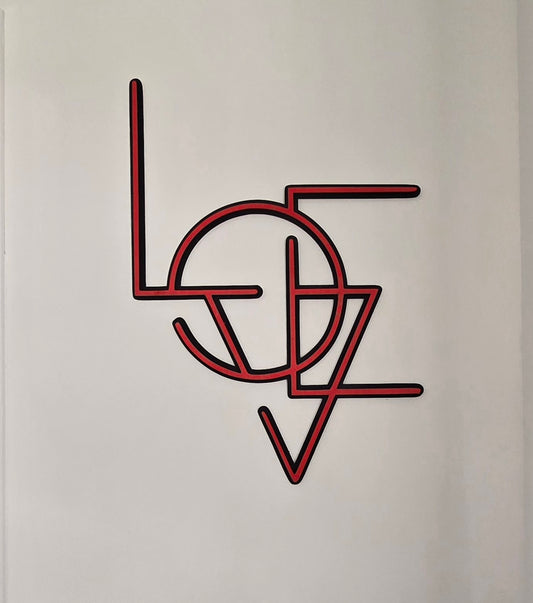 ❤️ Décoration Murale Moderne “LOVE” – Gravée & Découpée au Laser - Elograv'art