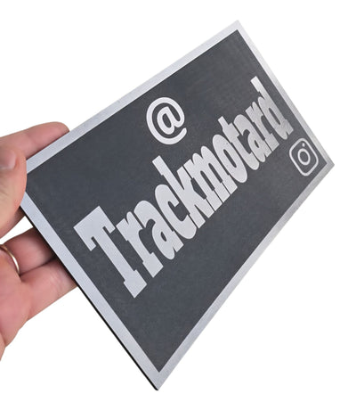 🏍️ Plaque décorative personnalisée – format plaque 50cc moto - Elograv'art